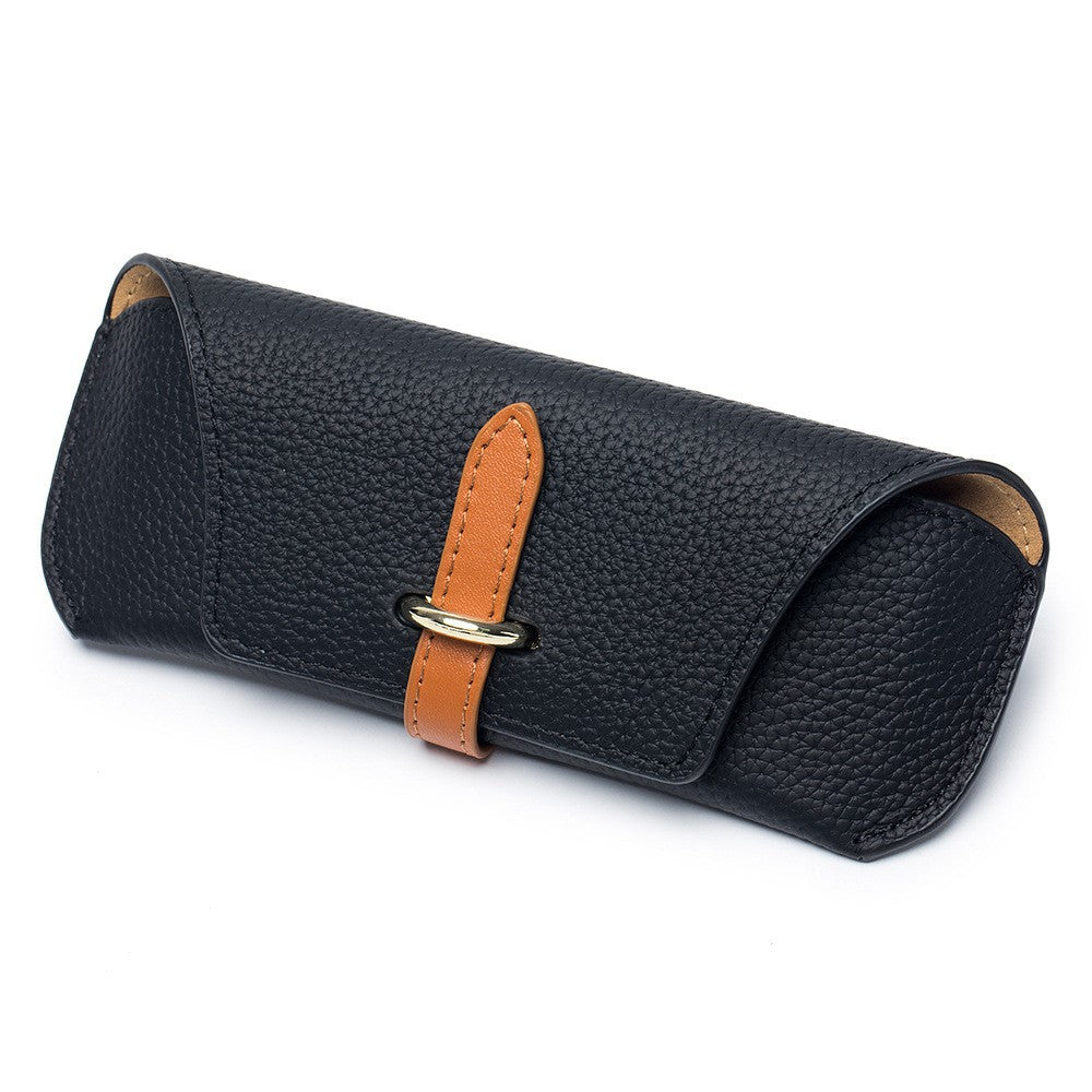 Itemzena Litchi-Texture Eyewear Pouch – White product image 3
